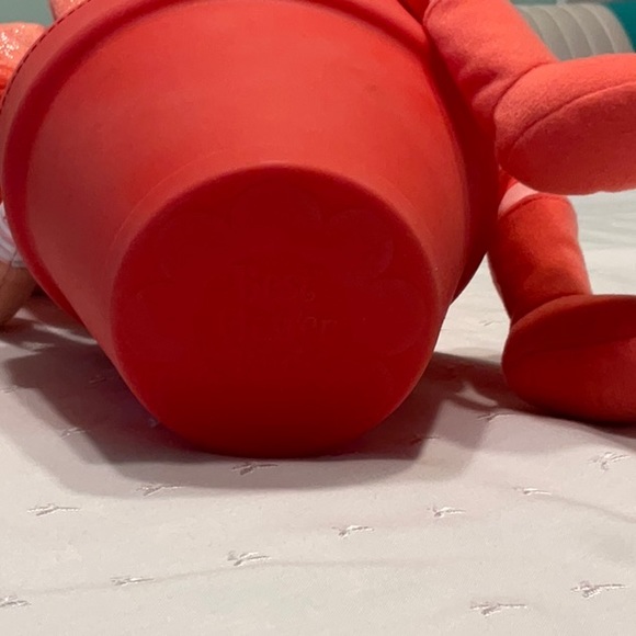 Best Flower Buds Cloth and Rubber Flower Pot with Girl Folds Down Inside - Picture 3 of 7